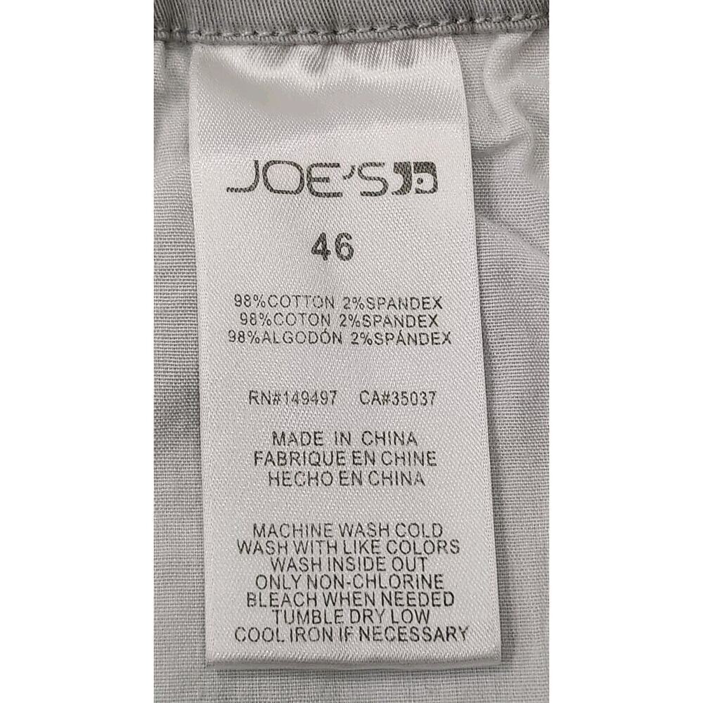 Joes Jeans Brixton Chino Shorts Men's 46 Soft Stretch Kinetic 11" Gray - Picture 4 of 10